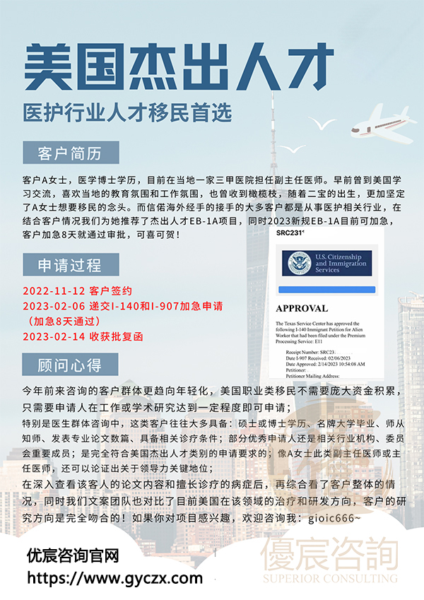 杰出人才EB-1A项目